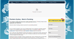 Desktop Screenshot of mariosplumbing.com.au